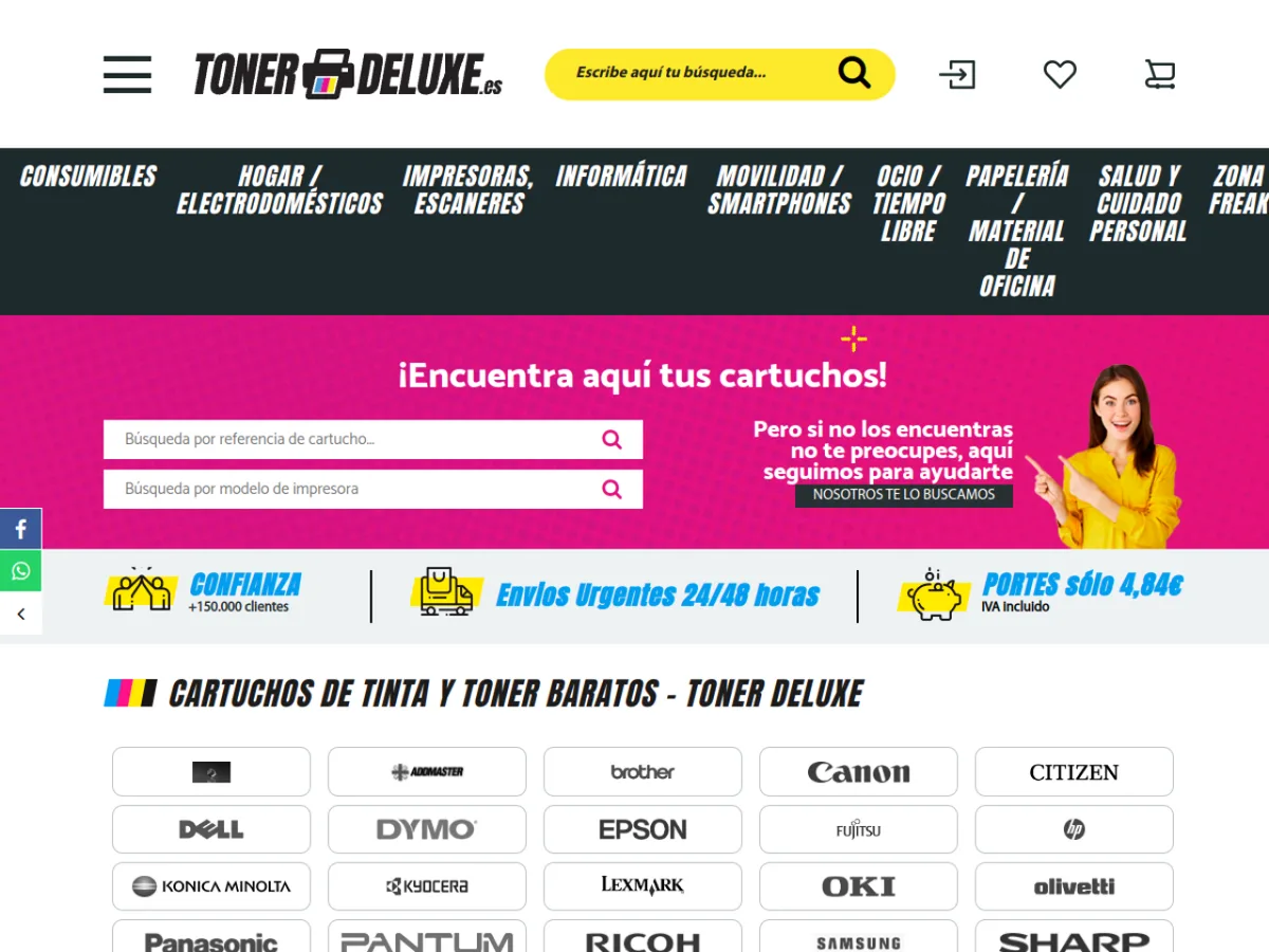 Tonerdeluxe — Consumibles de impresión